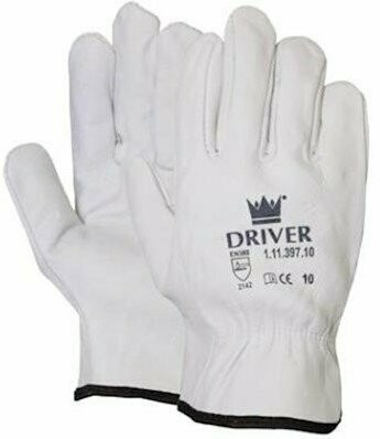 Chauffeurs handschoen Driver wit