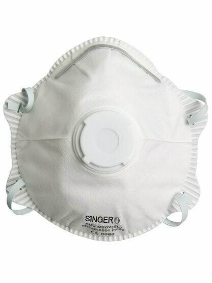 10 stuks Disposable filtermasker FFP2 met uitademventiel