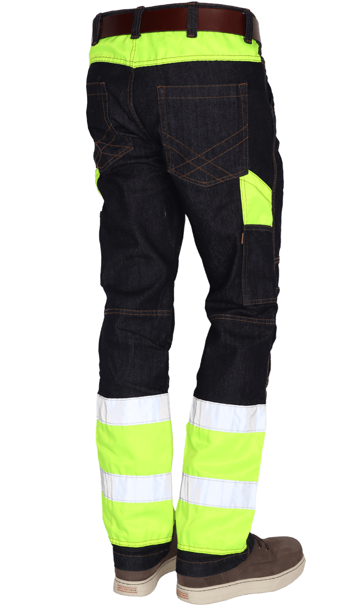 Toolbox  werkbroek Hi-Vis  denim regular Fit Str    ex btw
