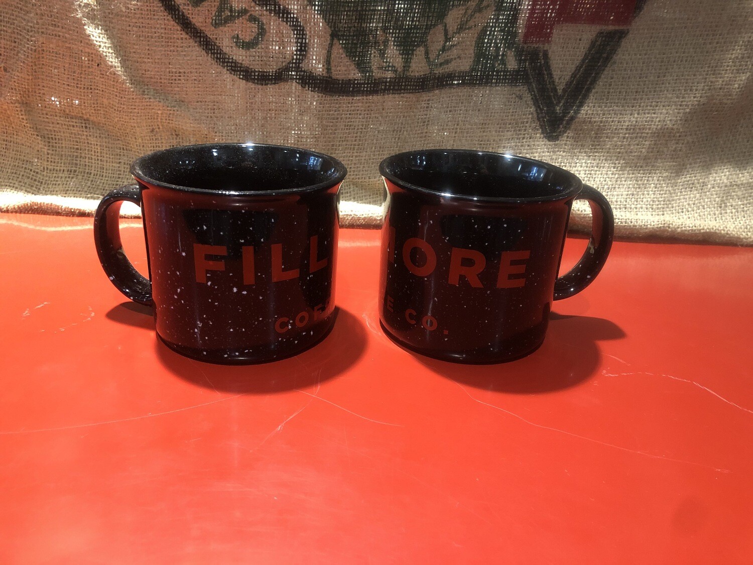 16oz Black/Red Fillmore Mug