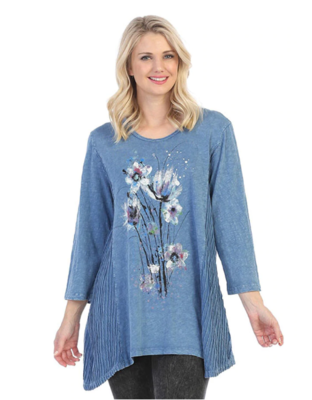 Jess & Jane "Felicity" Mineral Wash Tunic Top