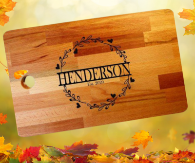 Cutting Boards : Charcuterie Boards - Personalized - Custom Engraved
