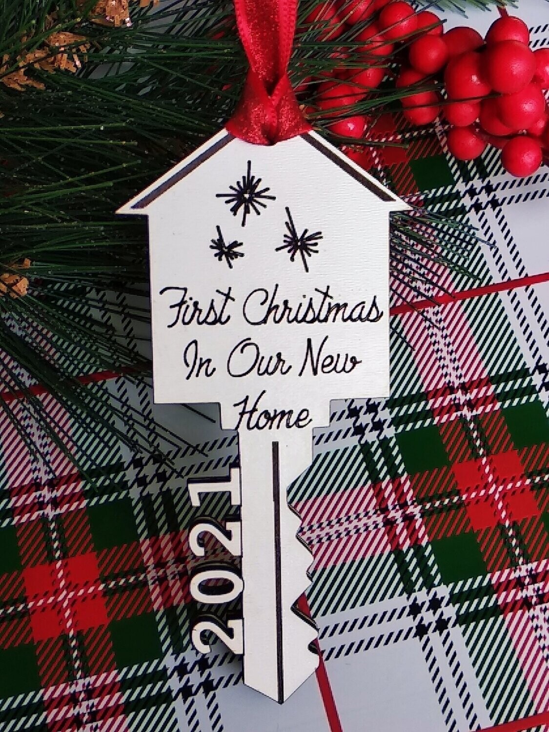 Ornament - First Christmas in our New Home - (Perfect Realtors' Gift)