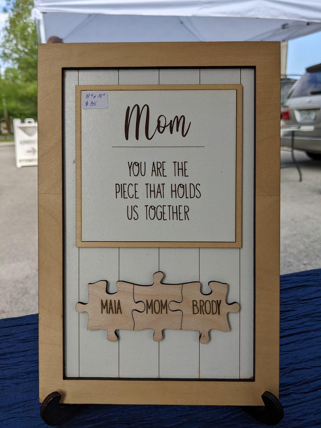 Mom - You are the piece that holds us together - Puzzle Plaque