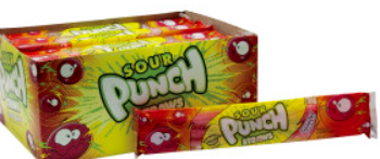 Sour Punch Straws - Cherry