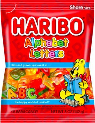 Haribo - Alphabet Letters