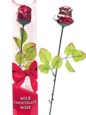 Madelaine - Milk Chocolate Rose, single sleeve pkg Madelaine - Milk Chocolate Rose, single sleeve pkg