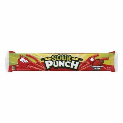 Sour Punch Straws - Strawberry