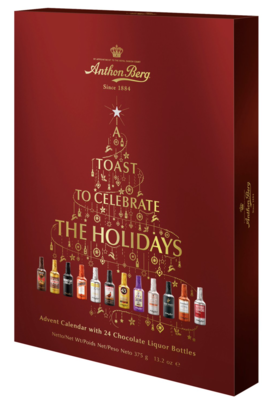 Anthon Berg Chocolate Liquor Bottles Advent Calendar Anthon Berg Chocolate Liquor Bottles Advent Calendar