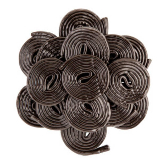 Black Licorice Wheels -- 1/4 lb