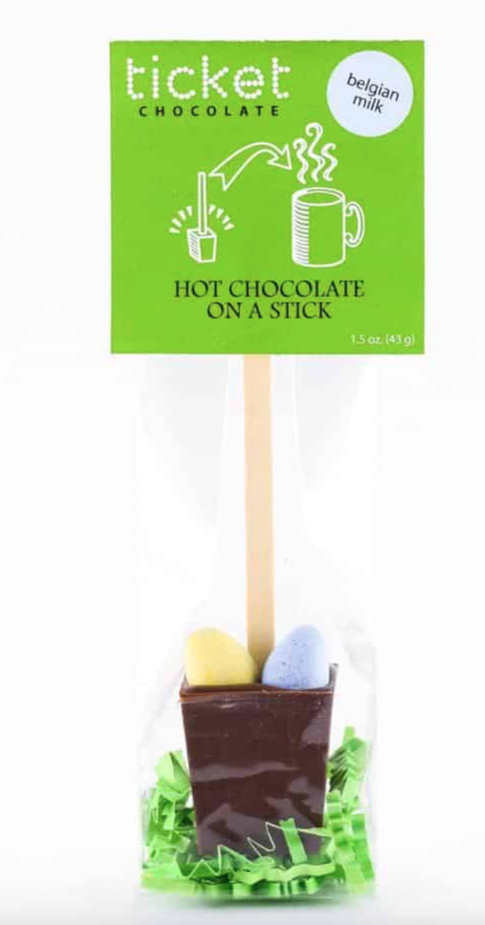 Ticket Hot Chocolate Stick - Easter Eggs
