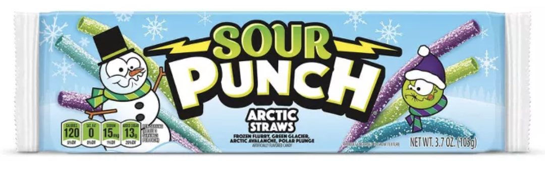 Sour Punch Arctic Straws 3.2oz