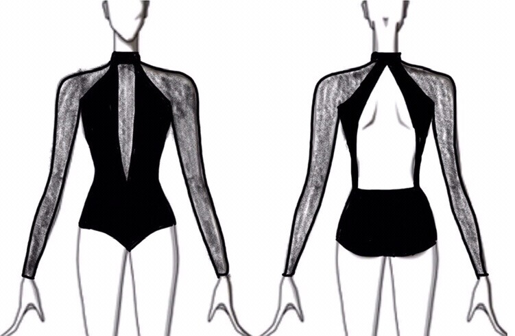Dance Basics  Long Sleeve Leotard