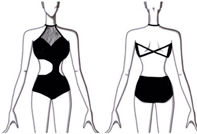 Dance Basics Halter Cross Back Leotard 