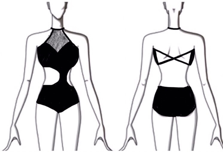 Dance Basics Halter Cross Back Leotard 