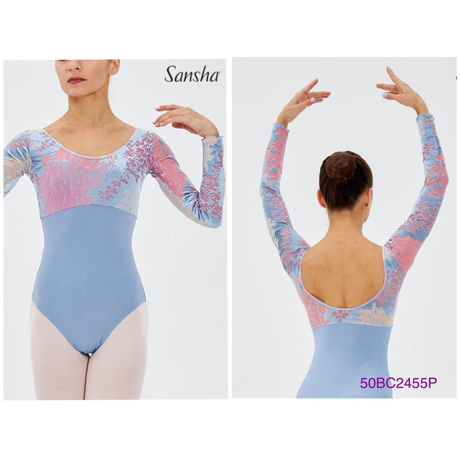 50BC2455P - Blue Haze Floral Collection