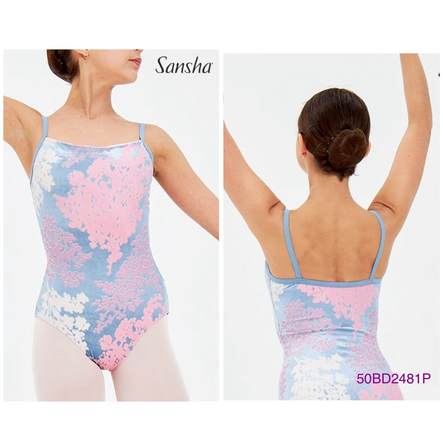 50BD2481P - Blue Haze Floral Collection
