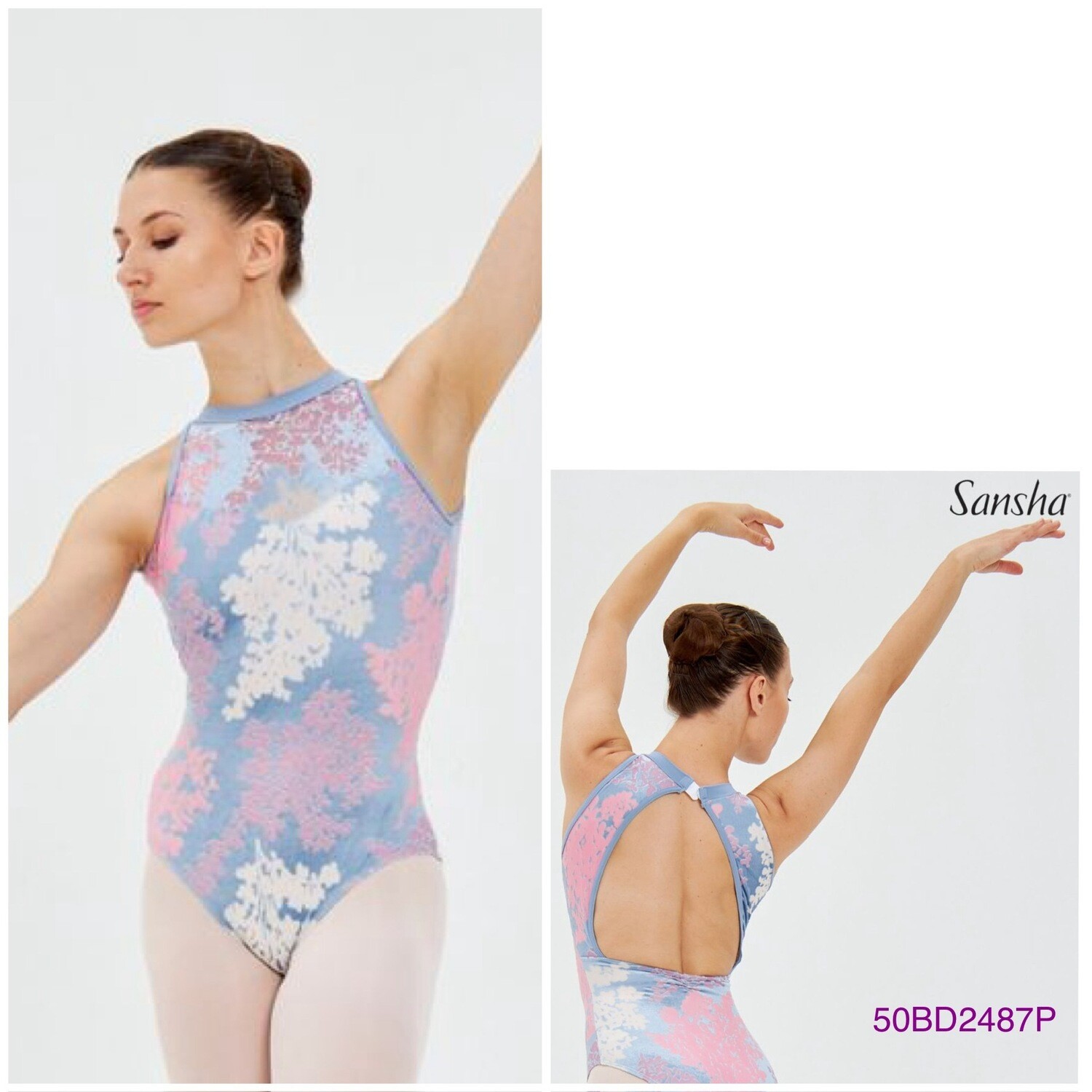 50BD2487P - Blue Haze Floral Collection