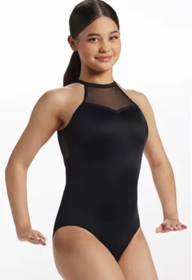 High Neck Halter Leotard