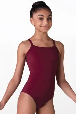 Open Mesh Back Camisole Leotard
