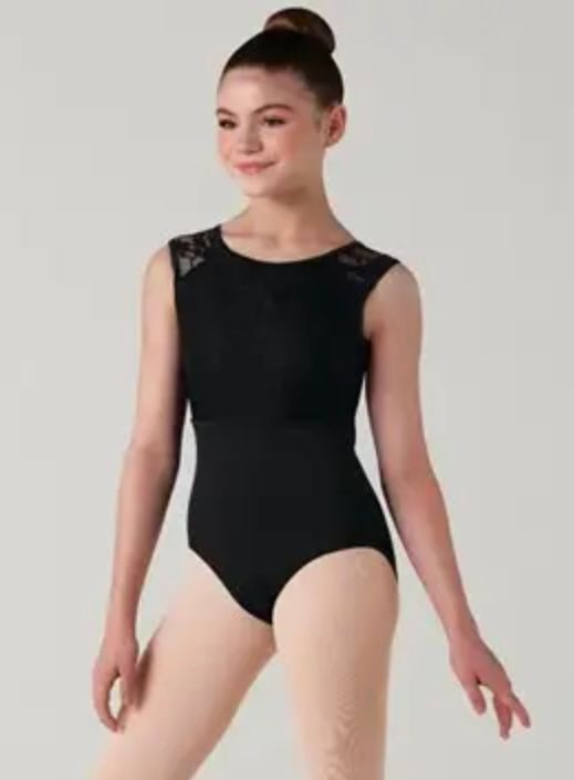 Lace Cap Sleeve Leotard