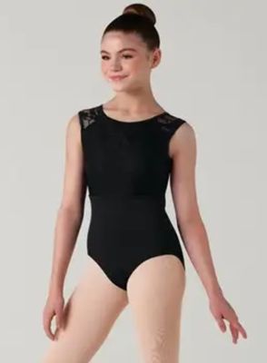 Lace Cap Sleeve Leotard