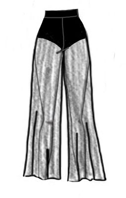 Dance Basics Wide Leg Pant With Attached Brief Dance Basics Wide Leg Pant With Attached Brief