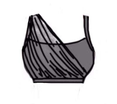 Dance Basics Camisole Bra Top With Ruching Dance Basics Camisole Bra Top With Ruching