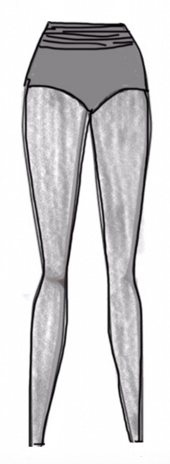 Dance Basics Brief With Leggings & Ruching Dance Basics Brief With Leggings & Ruching