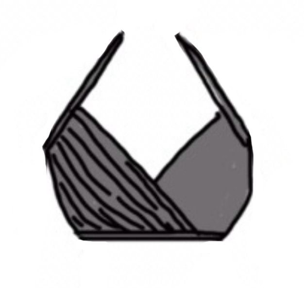 Dance Basics Halter Bra Top With Ruching Dance Basics Halter Bra Top With Ruching