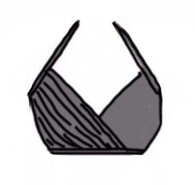 Dance Basics Halter Bra Top With Ruching Dance Basics Halter Bra Top With Ruching