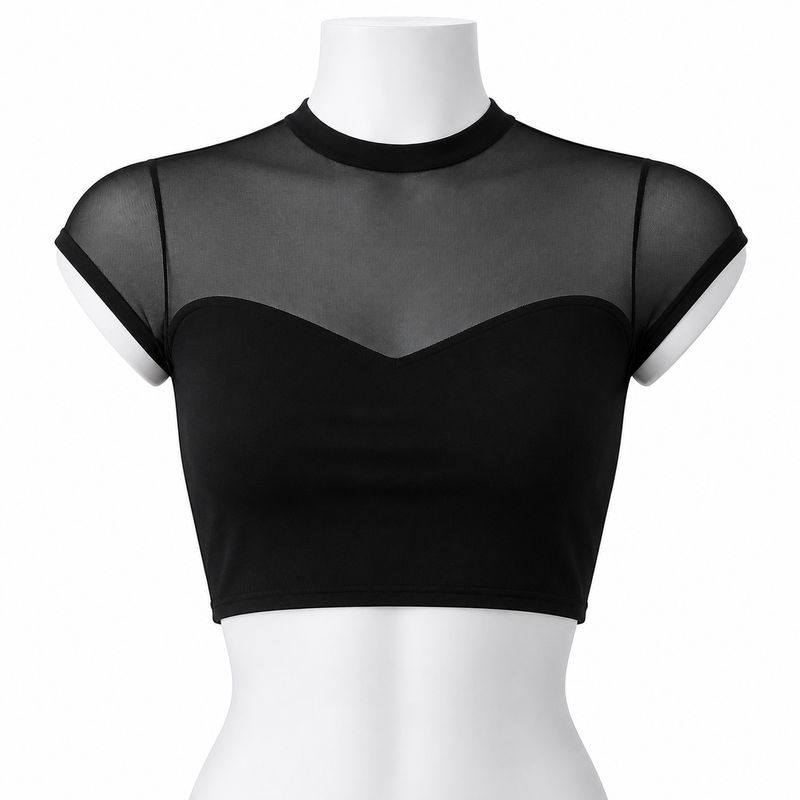 Cap Sleeve Crop Top