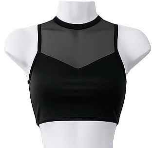 Sweetheart Sleeveless Crop Top