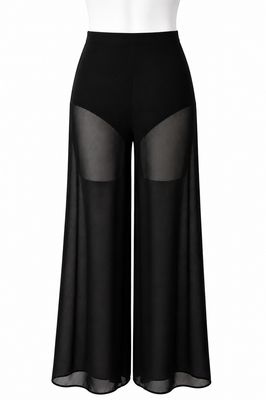 Wide Leg Pant With Attached Brief