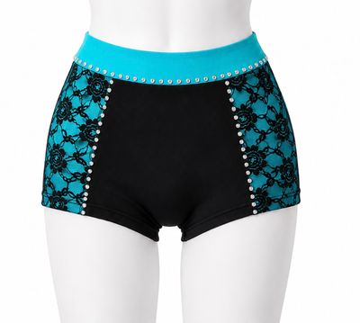 Shorts With Side Lace Panels