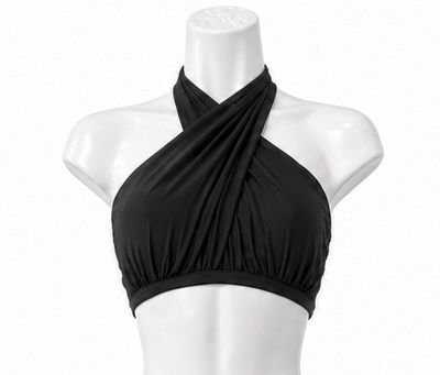 Criss Cross Halter Crop Top
