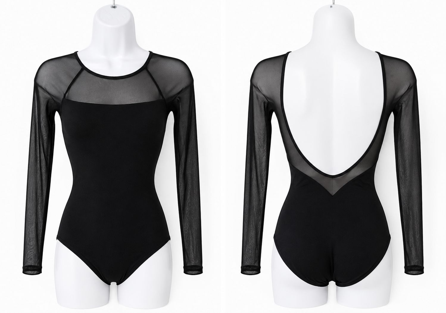 Long Sleeve Low Back Leotard