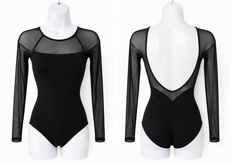 Long Sleeve Low Back Leotard