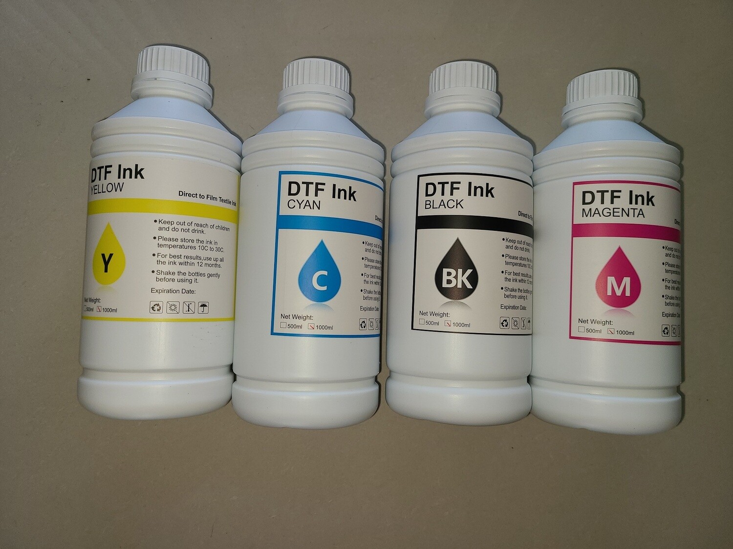 DTG PRO Direct to Garment Textile Ink for Epson Engines Engines 1 Liter 