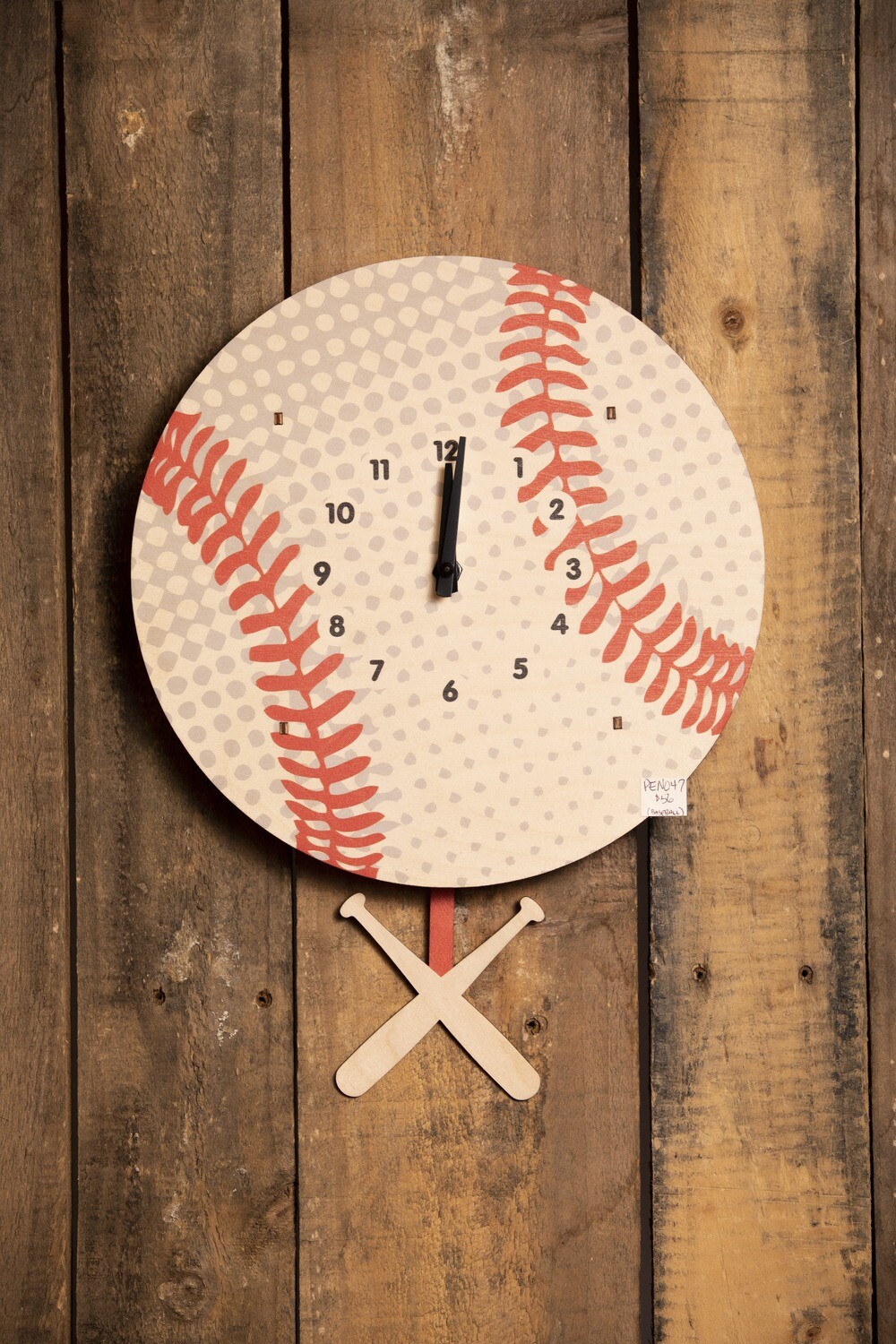 Baseball Pendulum Clock PEN047