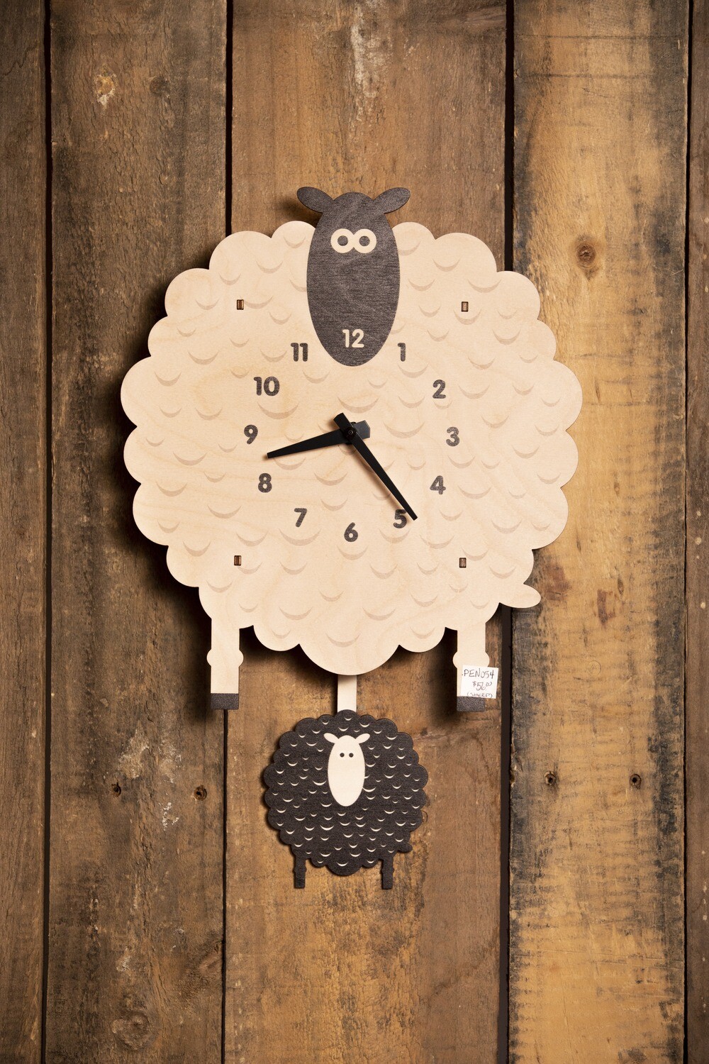 Modern Moose Pendulum Clock Sheep