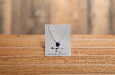 Sapphire Sterling Silver
