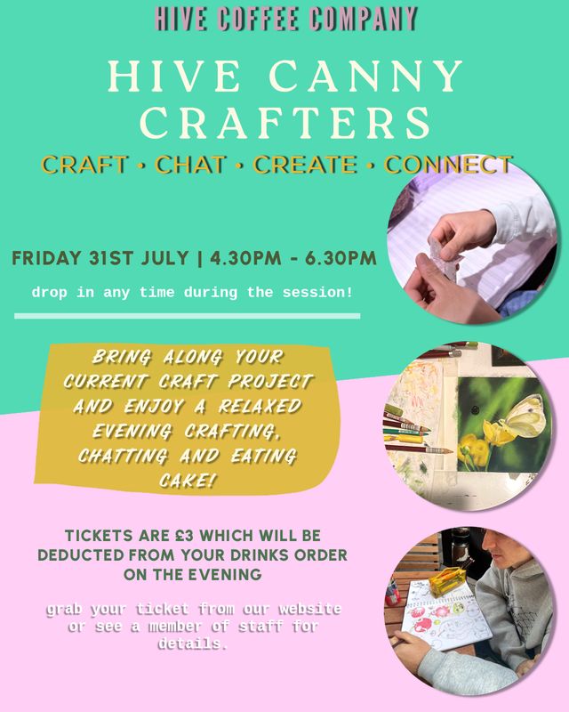 Hive Canny Crafters Tickets - July 31st
