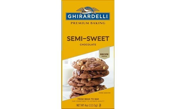 Chocolate Semi Sweet para cocinar Ghirardelli 4 oz / 6 unidades