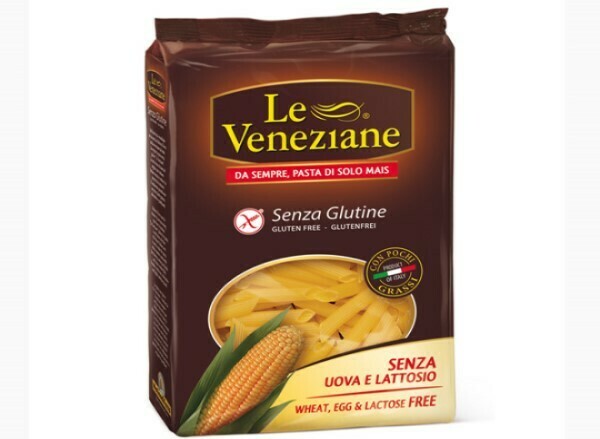 Sin gluten, Pasta de Maiz, Penne Rigate, Molino Di Ferro 250 grms / 1/2 Caja