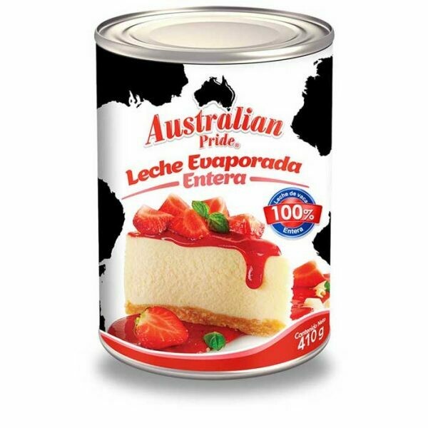 Leche Evaporada Australian 410 grm/ 12 unidades