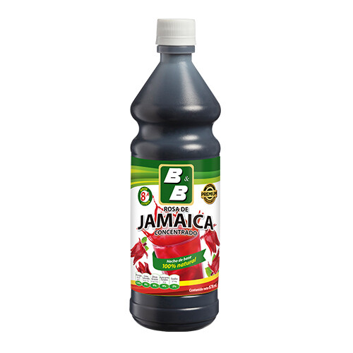 Concentrado Natural de Jamaica  678 ml / Caja 12 unidades