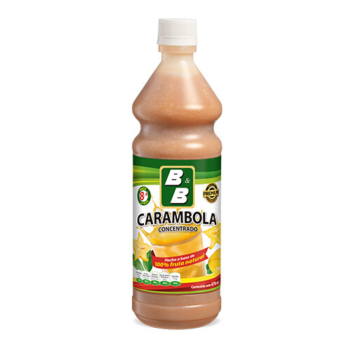 Concentrado Natural de Carambola  678 ml / Caja 12 unidades