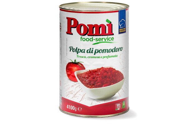 Pomi Pulpa de tomate Lata 4,100 grm / 3 unidades