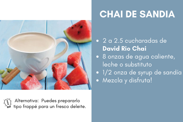 Chai de Sandia